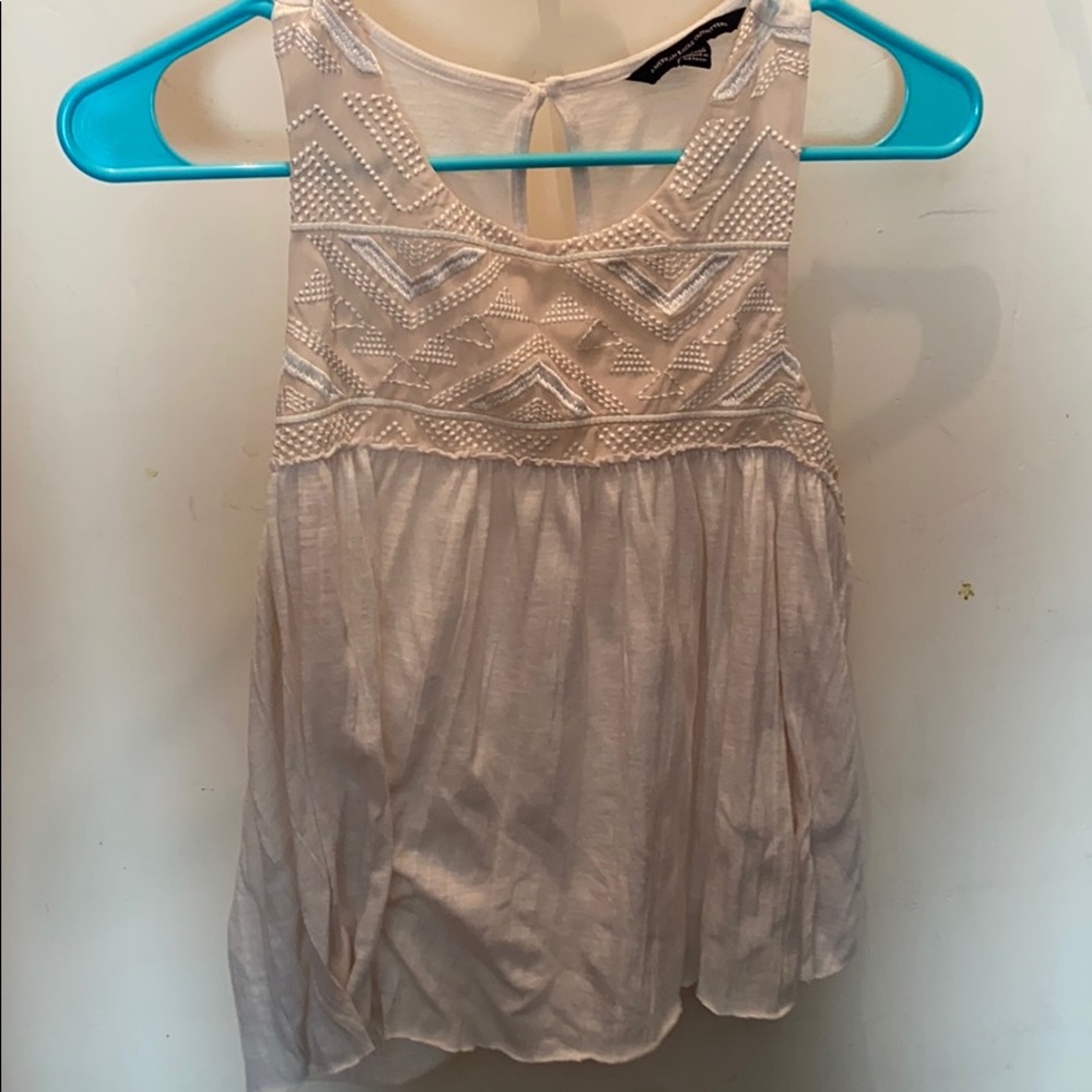 Cream tank top